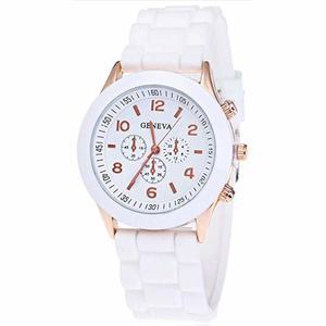 eAj CdyBox 여성 남성 여성 패션 럭셔리 실리콘 쿼츠 워치 유니 젤리 손목시계