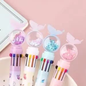 [JED] 문구용품 볼펜 4종 세트 멀티컬러 선물용