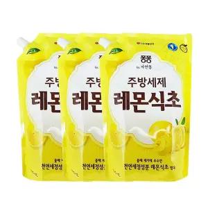 퐁퐁 레몬식초 1200ml x3개