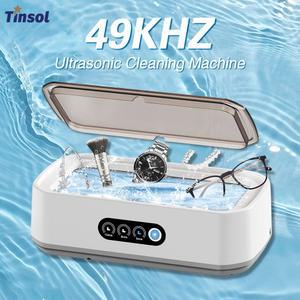 틴솔 49KHZ 초음파 세척기 고주파 진동 보석 세척용 틀니 안경