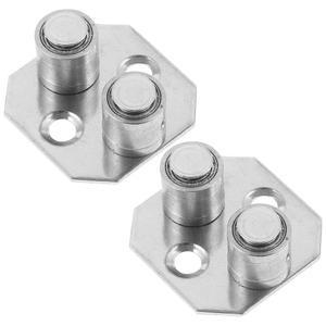 슬라이딩 도어용 2 바닥 가이드 알루미늄 합금 헛간 도어 옷장 트랙 하드웨어