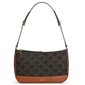 [셀린느]셀린느 트리옴페 모노그램 프린트 레더 트림 숄더백 119412BZJ 04LU