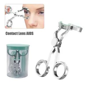 호환  여성 아이 케어 콘택트 렌즈 인서터 리무버 플라스틱 소프트 팁 트위터 스틱 착용 도구 렌즈