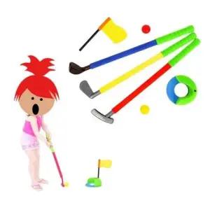 유치원용품 골프채 공 홀컵 아이들용 골프 놀이 3개 2개 1개 세트