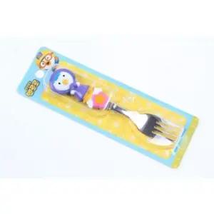 BS 뽀로로 입체핸들포크 3기 유아용포크 캐릭터식기