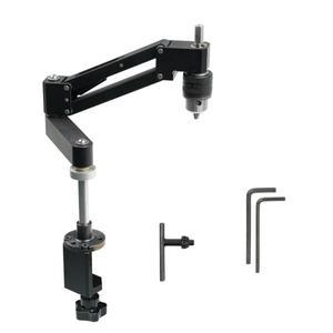 핸드 드릴 암 CNC 알루미늄 합금 프로파일용 캔틸레버 태핑 머신, 수동 다각도 조절 가능 200 30 300mm