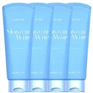 바세린 모이스처 수분 휩 클렌징폼 220ml X 4개 대용량 모공 블랙헤드