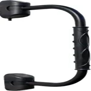 RV Designer R222 그립세이프 핸드레일 보조 장치 고정형 접이식 알루미늄 손잡이 톱니형 도어 안전 진입