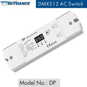 Skydance RDM DMX 디코더 독립형 기능, 1CH 램프 500 5A 스위치 조명용 숫자 AC100V DMX512 1200W LED 디스플레이, 240V, DP