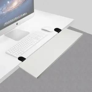 무타공 접이식 600 선반 책상 연장 확장 보조 화이트