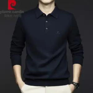 키체샵 남친 아빠 봄가을 뒤꿈치 스웨터 숄카라 자수 칼라넥 특집판 HO3