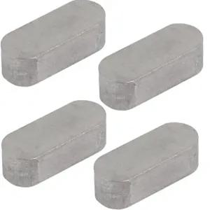 Ruilogod 30mmx12mmx8mm 304 스테인리스 스틸 주요 재고 라운드 종료 4pcs (아이디 a1f 5e0 8a6 b7b 7a3)