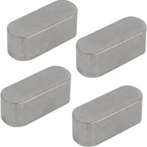 Ruilogod 25mm x 304 스테인리스 스틸 주요 재고 라운드 종료 4pcs 아이디 6c5 b77 329 630 3f7