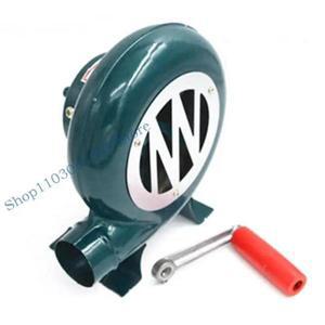 A3PA 가정용 핸드 크랭크 대장장이 송풍기 요리 수동 바베큐 팬 공기 야외