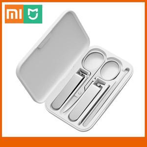 Xiaomi mijia 매니큐어 손톱깎이 5 개/대 페디큐어 휴대용 여행 위생 키트 스테인레스 스틸 네일 커터 도