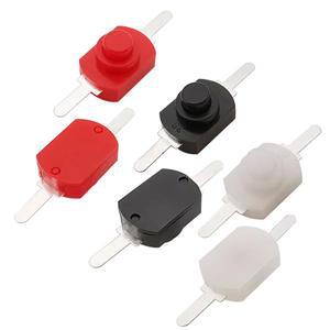 5-50Pcs DC 30V 1A 1208YD 미니 푸시 버튼 스위치 전기 토치 손전등 자동 잠금 래칭 On Off 마이크로