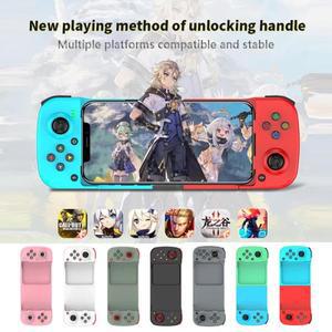 D3 무선 블루투스 5.0 Ios 및 안드로이드용 신축성 게임패드 스위치 PS4 스마트폰 게임 컨트롤러용 접이식