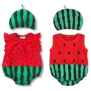 할로윈 코스튬 코스프레 이벤트 옷 섹시 의상 Umorden-신생아 남아 여아 수박 바디 수트 롬퍼 여름 짧은 사