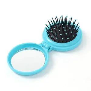 [골드스마일]휴대용 빗 거울 세면 손좁빗 미니