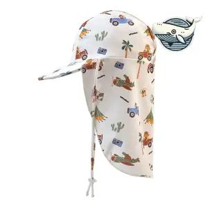아기용 패턴 썬햇 플랩캡 햇모자 여름 바캉스 PQG6+2ImJ