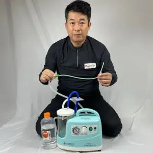 국산 가정용석션기 HS-111 가래 제거기 썩션 흡입기 의료용 콧물 제거 전동흡인기 전동식 천식 노인 가래빼는기계 영화의료기