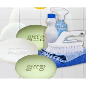 나들이 알뜨랑 비누 10개입 흰색 그린 2종류 가정용 업소용 세안비누