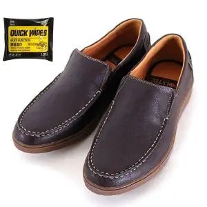 남자 슬립온 소가죽 신발 정장 신발 세정티슈 세트