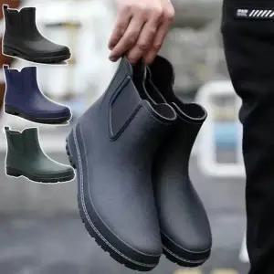 남성 여름 장마필수템 깔끔첼시 데일리 앵클 레인부츠