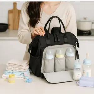 휴대용 기저귀 가방 아기 유모차 외출 출산 선물 파우치 보냉백 백팩