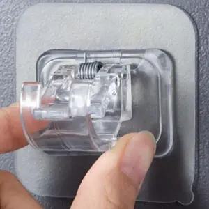 커튼봉브라켓 2P 안뚫어고리 못없이커튼 압축봉홀더