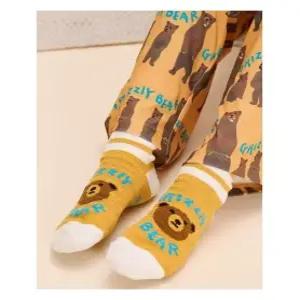 [국내정품] 빈폴키즈 [Print Bakery] 패턴 수면양말 - 옐로우 (BI49KTU01E) 키즈 아동 양말