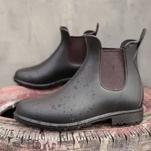 여름 장마철 데이트 패션화 첼시 부츠 스타일 장화 MQU6+6sEh