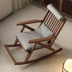북유럽 1인 발코니 락킹체어 흔들 스윙체어 고급 거실 독서 락킹 흔들의자