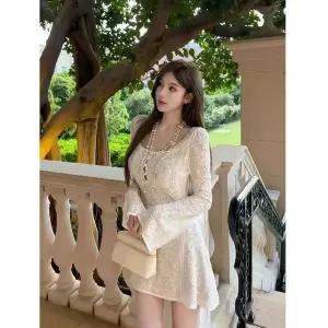 빛채운 원피스 스커트 여친 가을 슬림핏 나팔 멋쟁이 OPH3