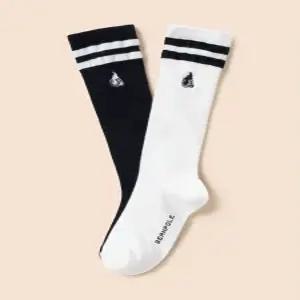 [국내정품] 빈폴키즈 여아 메쉬 반스타킹 2족 세트 화이트 (BI63KTG011) 키즈 아동 양말