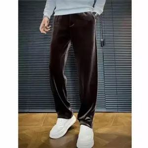 키체샵 캐주얼 팬츠 남사친 면 봄가을 기모 도톰 스트레이트 HO3