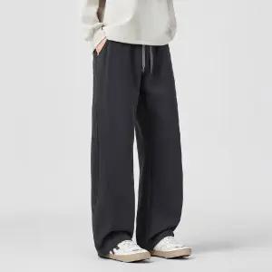 키체샵 팬츠 남성 면 니트 캐주얼 가을 통 HO3