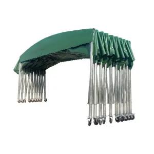 이동식 행사용 바퀴 접이식 천막 수레 철제 트롤리 바퀴달린