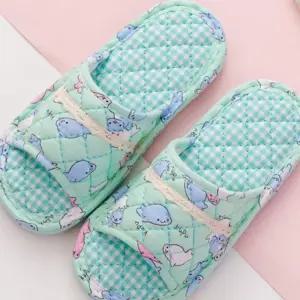 아동 유아 퀼트 키즈 패브릭 면 실내화 쿠션 슬리퍼 SPX9+9Wgi