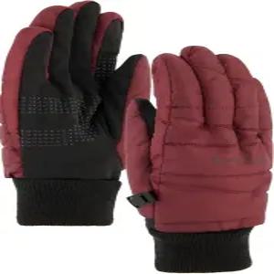 스파이더 여성 단열 퀼트 스노우 글러브