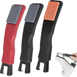 양면 샤프닝 스톤 하키 스케이트 및 피겨 스 액세서리가 포함된 FIMXSD 3종 세라믹 샤프너