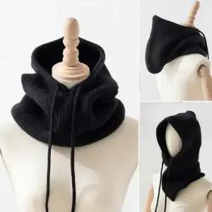 소프트 니트 후드 넥워머 귀 목 머리 겨울 방한용품