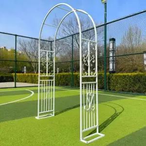 대문 철제 아치 철제아치 넝쿨 화단 지지대 정원 장미 터널