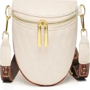 트렌디한 여성용 에슬코리 스몰 크로스바디 슬링백 - 패니 팩 가죽 가슴 벨트 범백 여행용 방지 지갑