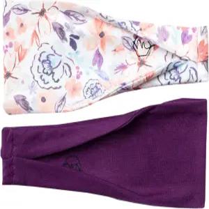 메이븐 스레드 4인치 여성용 와이드 운동용 헤드밴드(2팩) - 헬스장 러닝 요가용 미끄럼 방지 스웨트밴드