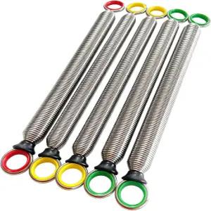 콜라시 5pcs 필라테스 리포머 장비 액세서리 와이어 스틸 텐션 스프링
