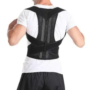 굽은어깨 허리펴기 등펴기 라운드숄더 자세교정밴드