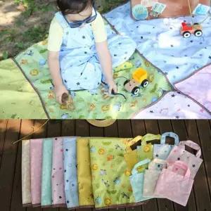 아동용 방수 휴대용 돗자리(보관가방)