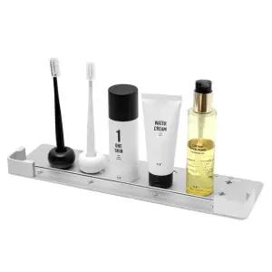 미니알미늄 일자선반 화장실 욕실 벽선반 수납 정리대