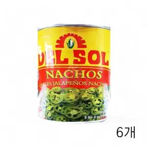 델솔 할라피뇨 2.89KG X 6개 식자재 식재료 음식점 대용량 식당